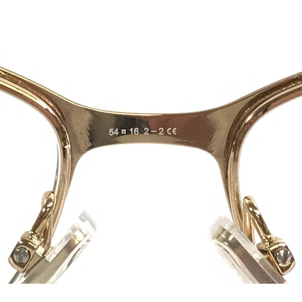 Jimmy Choo Eyeglasses Frames JC288 807 Matte Black Shiny Gold Crystals 54-16-140
